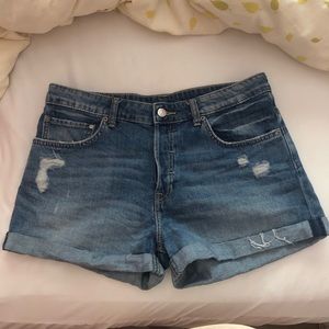 2 pairs of denim shorts!